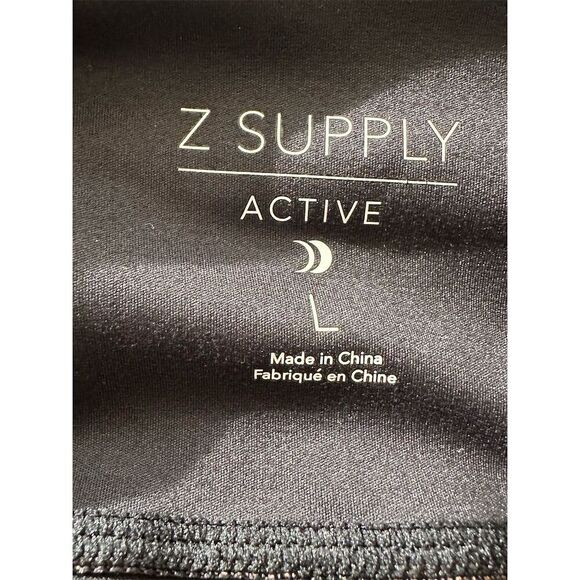 Athleta Women's High Waist Leggings Black Striped Size L Activewear - Picture 4 of 6